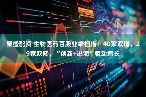 景盛配资 生物医药百股业绩扫描：40家双增、29家双降，“创新+出海”驱动增长